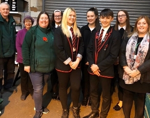 S6 Community Committee at Foodbank 2019