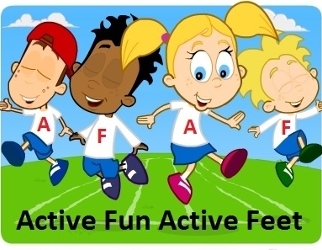 Active Fun Active Feet Logo Active Fun Active Feet Logo